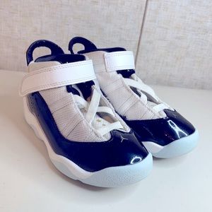 Jordan 6 rings white/gold/black size 10c